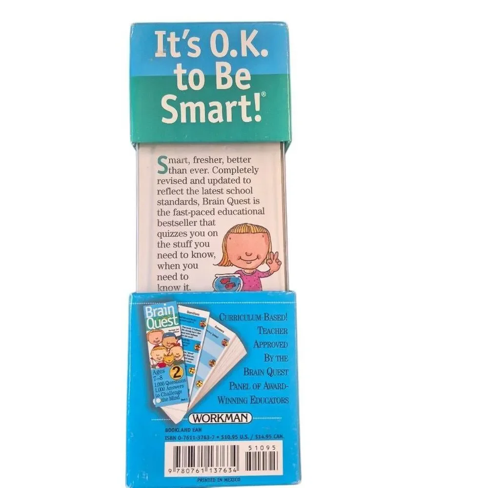 Brain Quest Grade 2 Deck 1 (Ages 7-8) Revised 3rd Edition – Used
